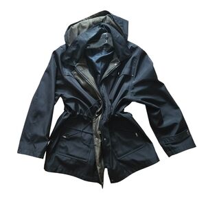 London Fog Size Large Rain Jacket in Black